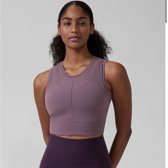 Athleta Tops - Athleta Sutra Lace Crop Tank - SIZE S/M